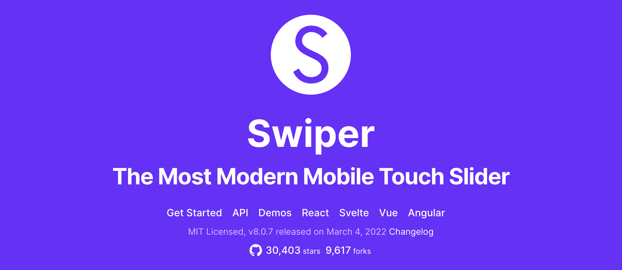 Swiper8 サイトのスックリーンショット