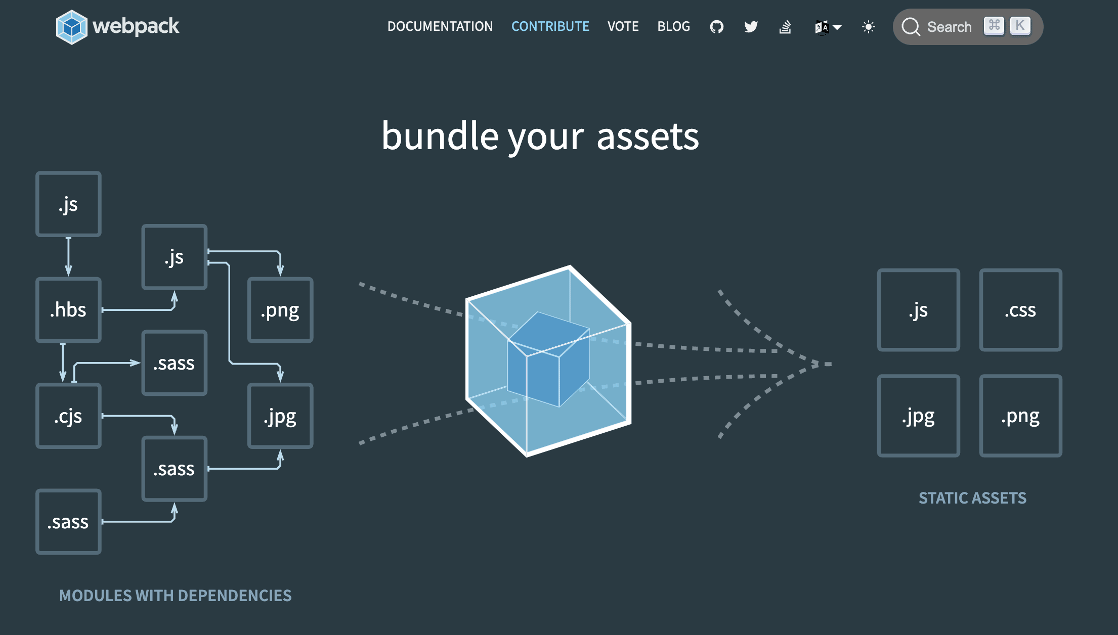 webpack Home image